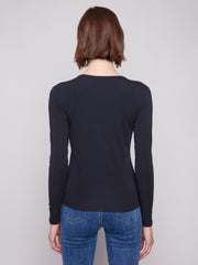 Long Sleeved Crew Neck Top
