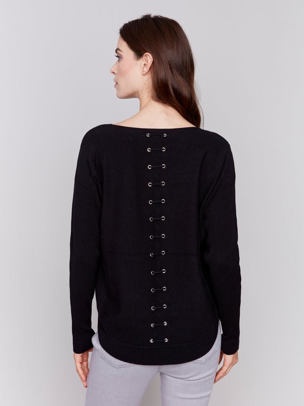 Back Laced Sweater