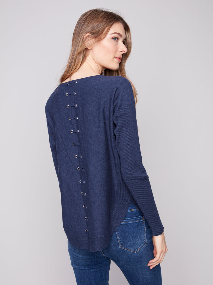 Back Laced Sweater
