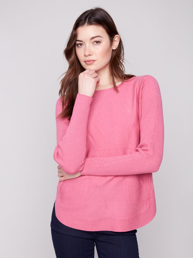 Back Lace Sweater