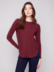 Lace Up Sleeve Sweater