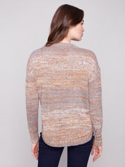 Detach Scarf Knit Sweater