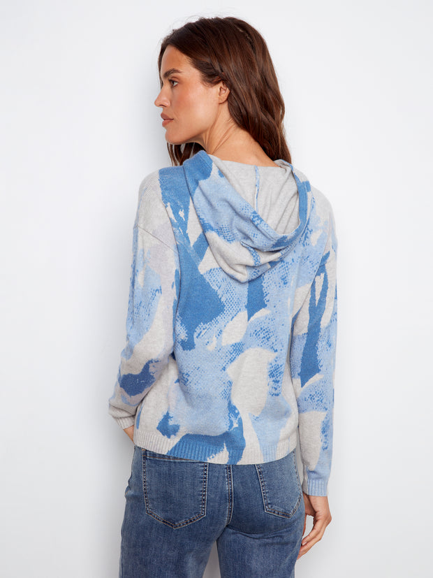 Swirl Print Hoodie