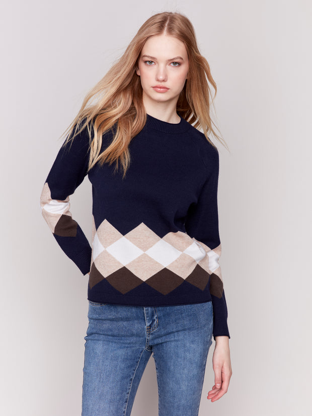 Plushy Raglan Sleeve Sweater
