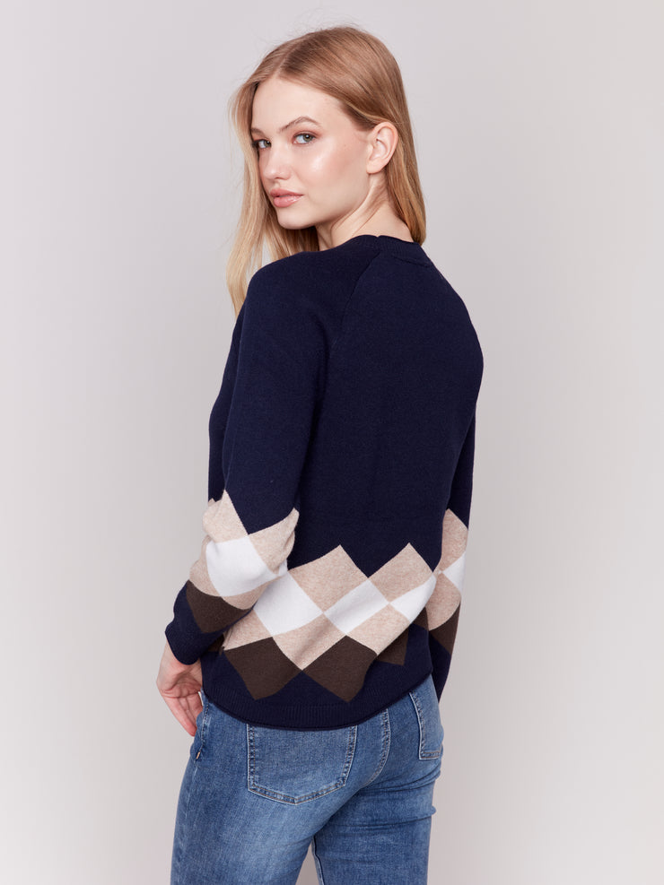 Plushy Raglan Sleeve Sweater