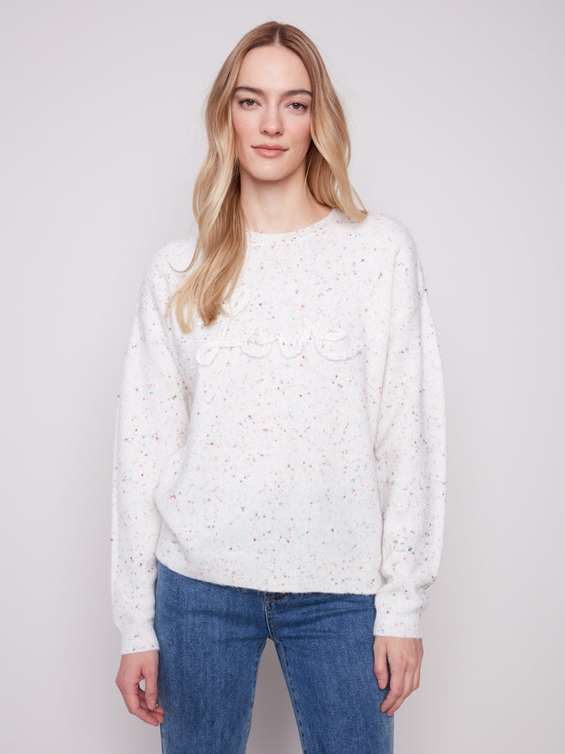 Love Braided Sweater