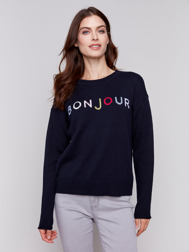 Bonjour Jacquard Sweater