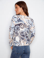 Swirl Print Sweater