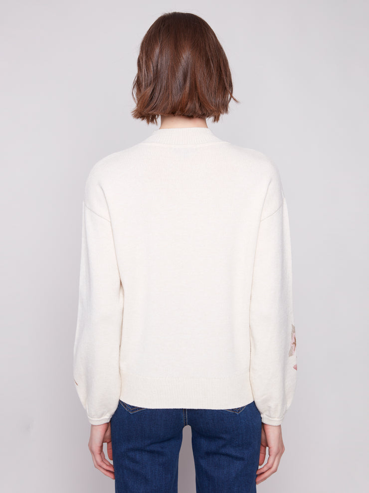 Floral Printed Sweater