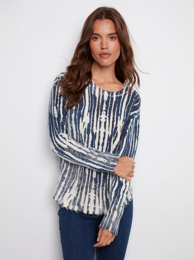 Reversible Printed Sweater