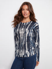 Reversible Printed Sweater
