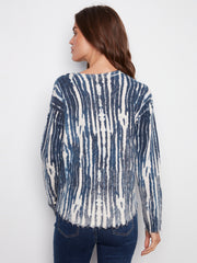 Reversible Printed Sweater