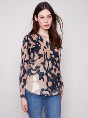 Reversible Printed Sweater