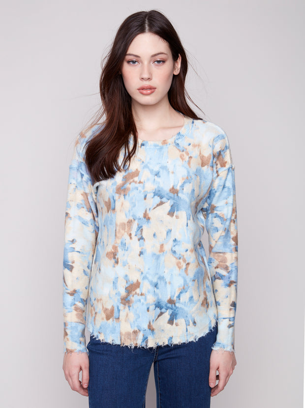 Reversible Printed Sweater