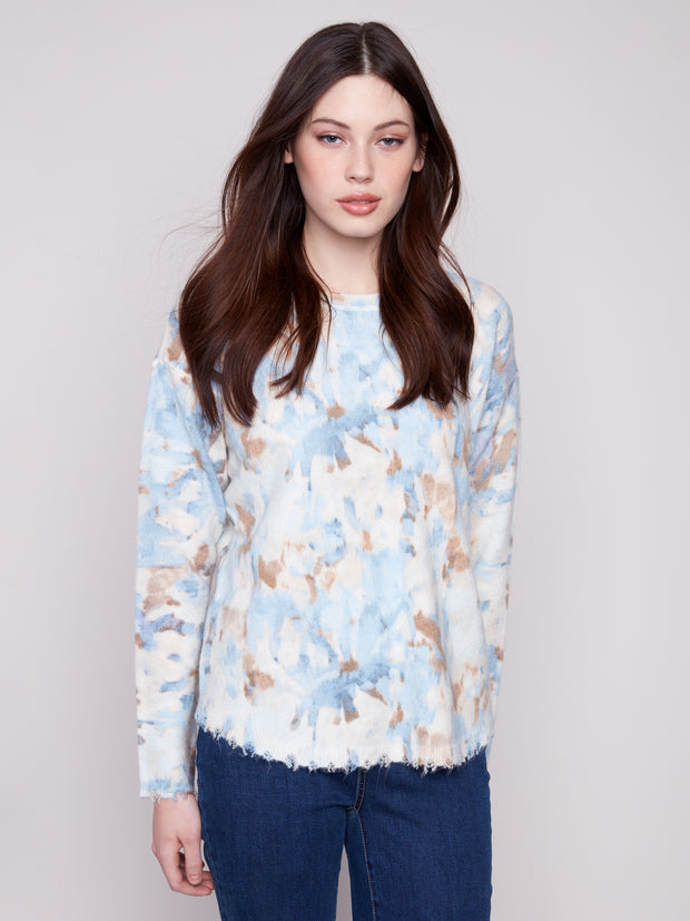 Reversible Printed Sweater