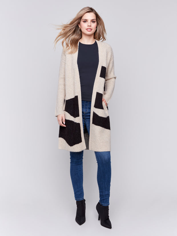 Long Open Cardigan