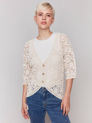 Elbow Sleeve Cardigan