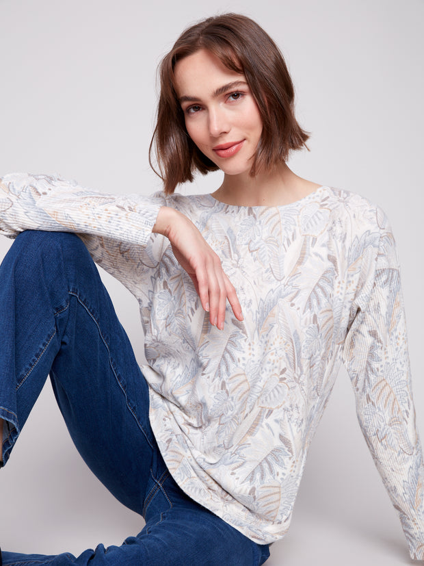 Printed Sweater