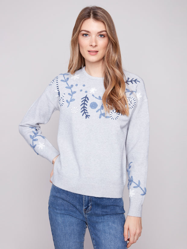 Hand Embroidered Sweater