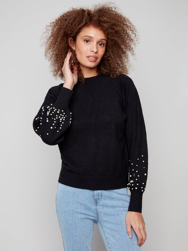 Pearl Embellished Sweater