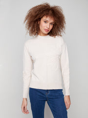 Embroidered Flowers Sweater