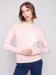 Embroidered Flowers Sweater
