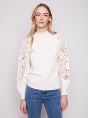 Crochet Sleeve Sweater