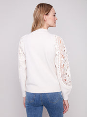 Crochet Sleeve Sweater