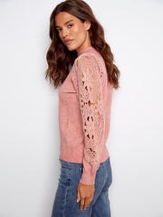 Crochet Sleeve Sweater