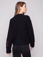 Embroidered Flowers Sweater