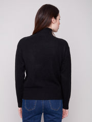 Fancy Button Detail Sweater