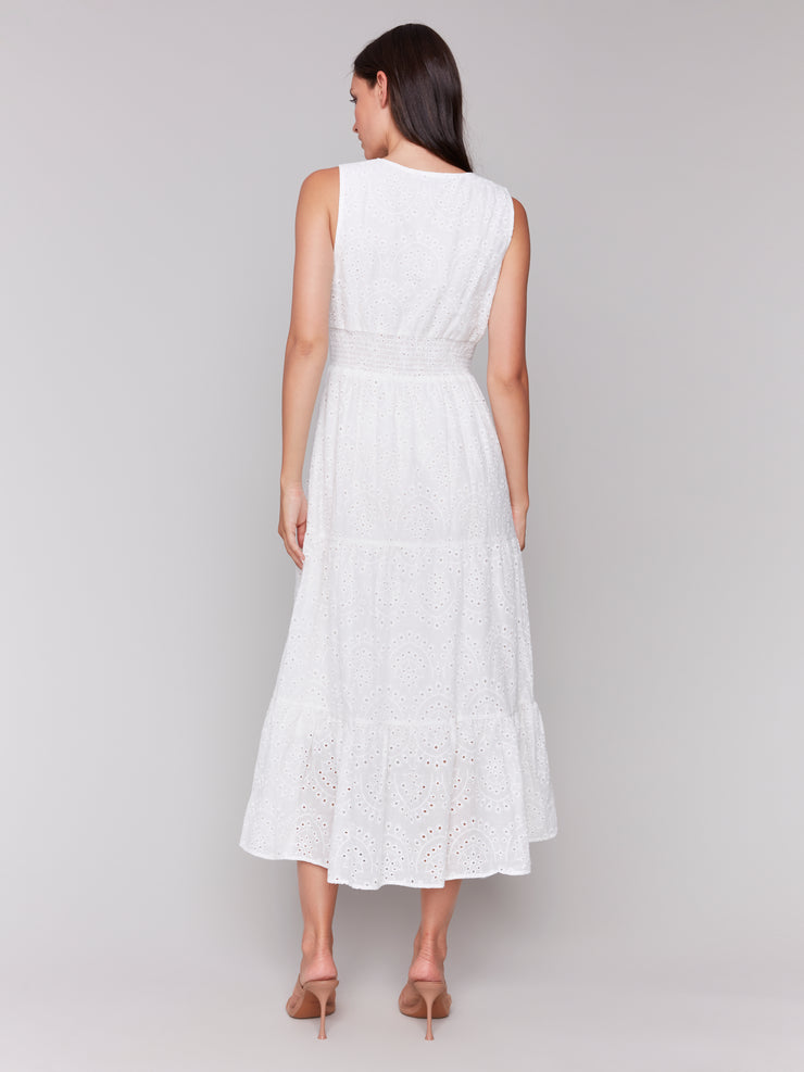 Lined Long Eyelet Dress