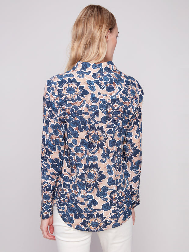 Long Sleeve Button Front Shirt