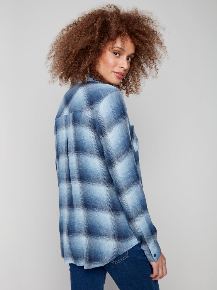Soft Plaid Button Down Shirt