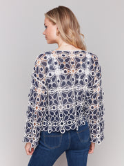 Crochet Long Sleeve Top