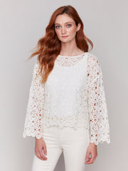 Crochet Long Sleeve Top