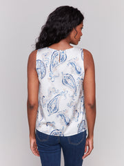 Printed Sleeveless Top