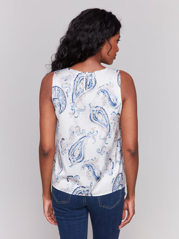 Printed Sleeveless Top