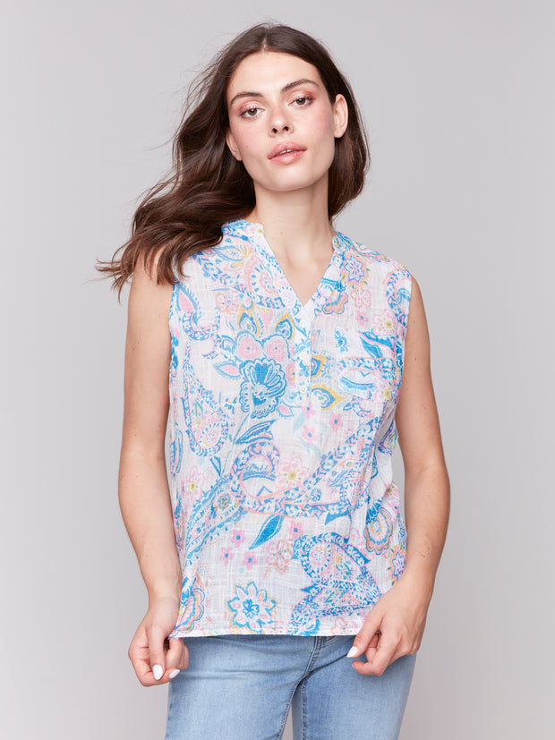 Sleeveless w/ Pocket Shirt