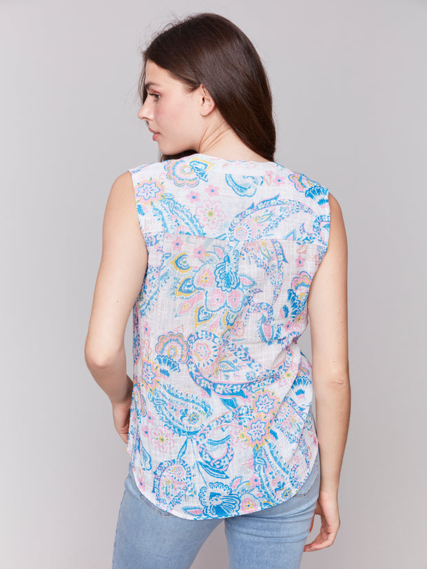 Sleeveless w/ Pocket Shirt