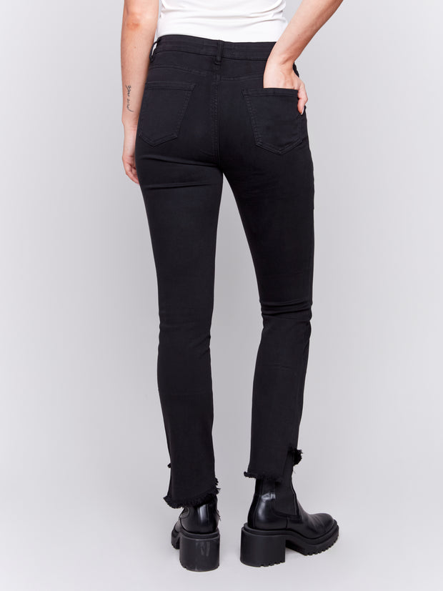 Asymmetrical Bootcut Pants