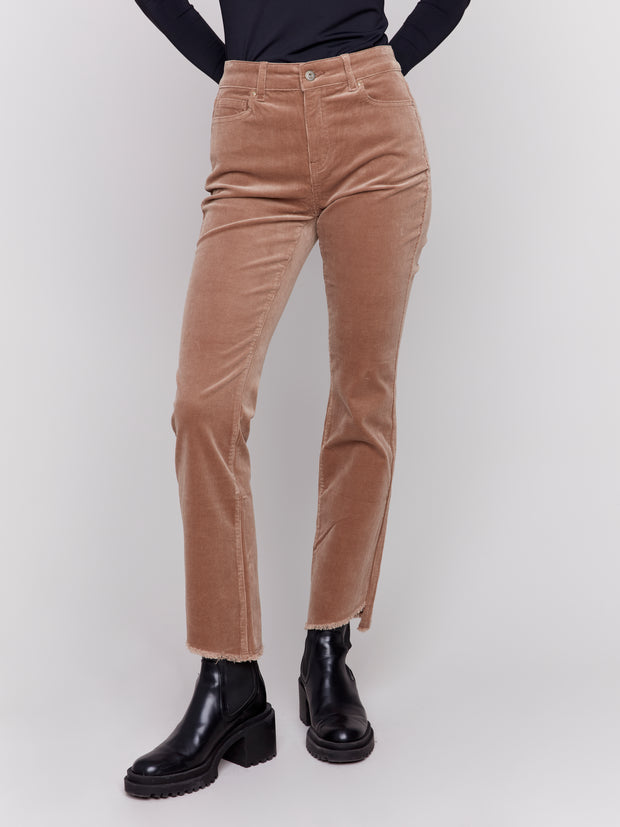 Corduroy Asymmetrical Pants