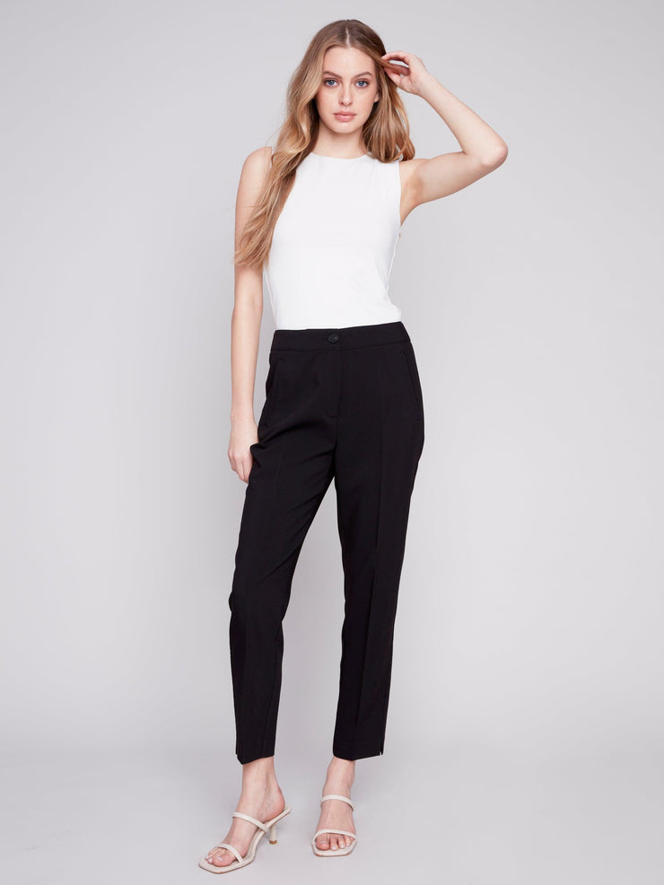 Solid Cropped Pant-Watch Us Women Oakville