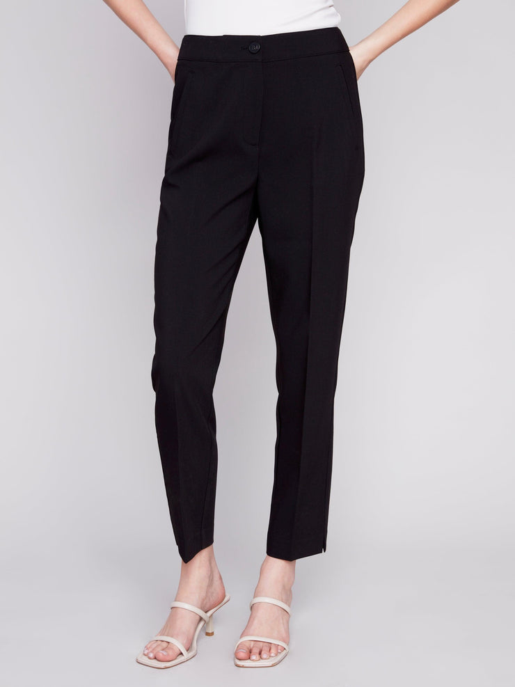 Solid Cropped Pant-Watch Us Women Oakville