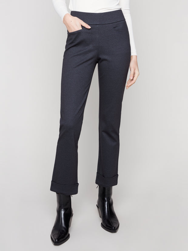 Rolled Cuff Pull On Pant