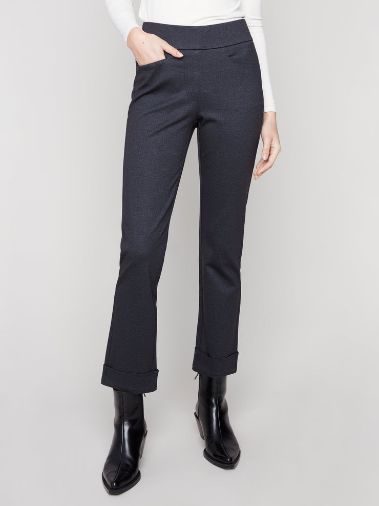 Rolled Cuff Pull On Pant