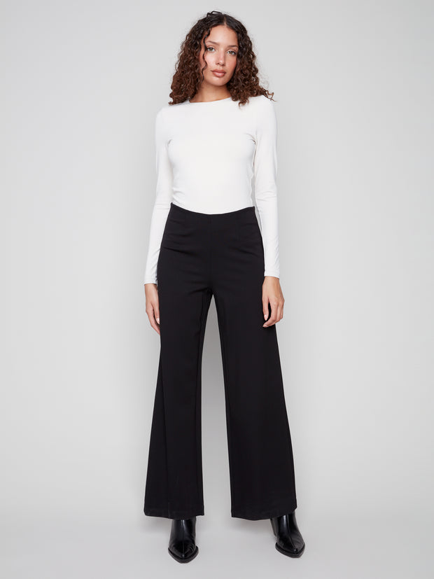 Pull On Wide Waistband Pant