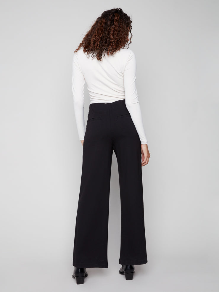 Pull On Wide Waistband Pant