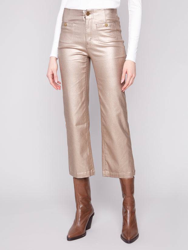 Shimmery Twill Pant