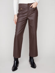 Waxed Flare Pant